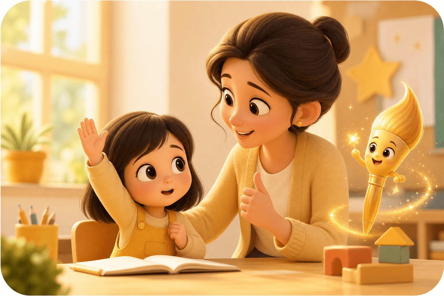 先鼓励，再引导